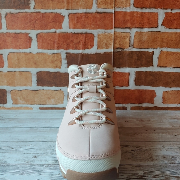 NEW Timberland Euro Sprint Mid Hiker Light Pink - Picture 3 of 8